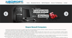 Desktop Screenshot of neosoftgrup.ro