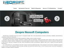 Tablet Screenshot of neosoftgrup.ro